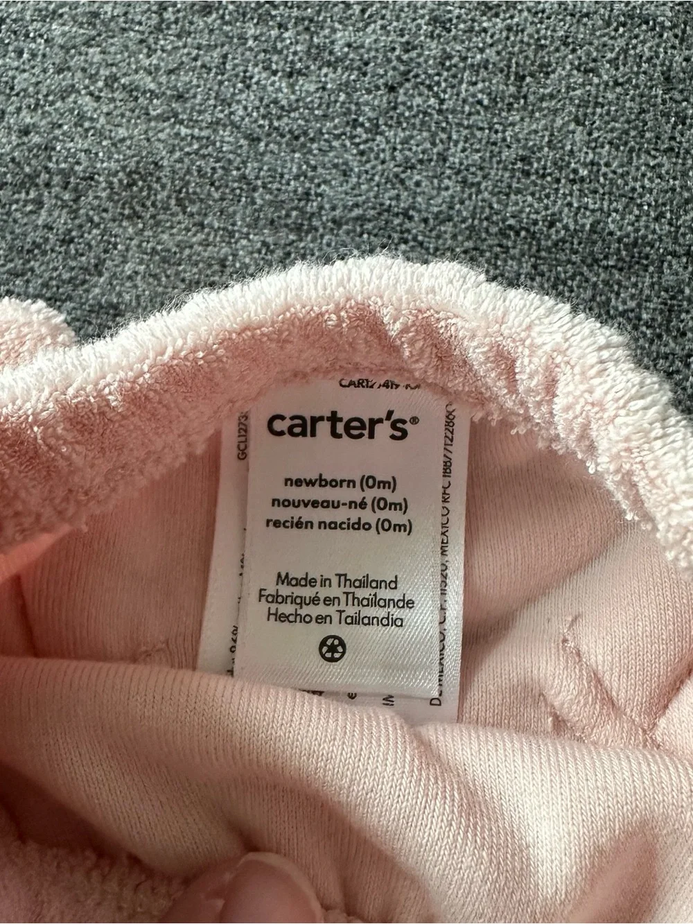 Pink Plush Hooded Baby Jacket & Joggers with Ears